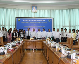 Master Project Management in Construction - Opening Ceremony 2nd batch in Myanmar Master Project Management in Construction - Opening Ceremony 2nd batch in Myanmar