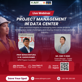 Webinar: Project Management in Data Center – Quản lý dự án Data Center quy mô lớn